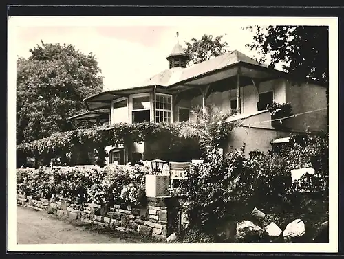 AK Bad Homburg, An der Tennis-Bar, Terrassenbetrieb