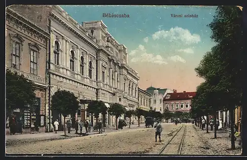 AK Bekescsaba, Varosi szinhaz, Strassenpartie