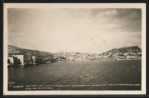 AK Kavala, Ortsansicht vom Wasser aus