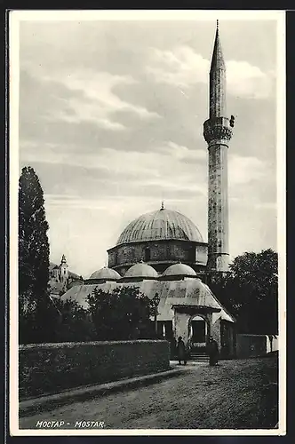 AK Mostar, Blick zum Minarett