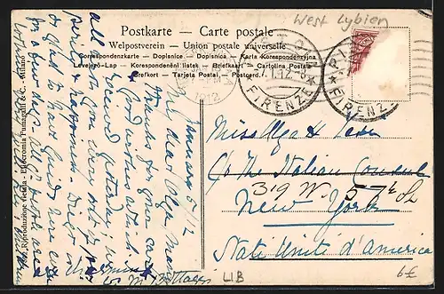 AK Tripolitania, Derna, Elevatore d`acqua a maneggio