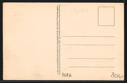 AK Skoplje / Ueskueb, Stadtansicht von weitem