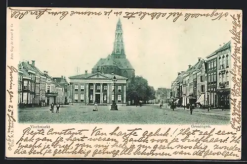 AK Groningen, Blick über den Vischmarkt