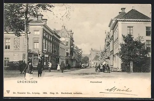 AK Groningen, Heerestraat, Strassenpartie