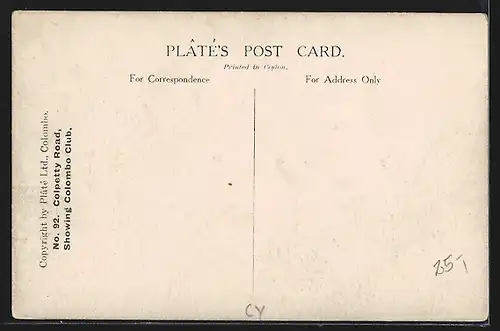 AK Colombo, No. 92, Colpetty Riad, Showing Colombo Club