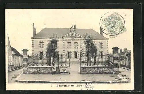 AK Boiscommun, École, Mairie