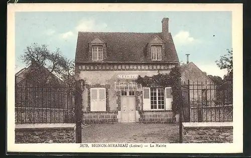 AK Bignon-Mirabeau, La Mairie