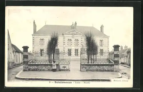 AK Boiscommun, Ecole, Mairie