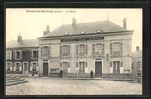 AK Beaune-la-Rolande, La Mairie