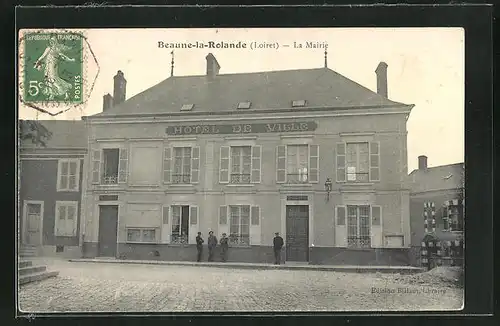AK Beaune-la-Rolande, La Mairie