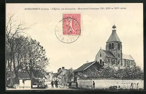 AK Boiscommun, L`Eglise, vue d`ensemble, Monument historique