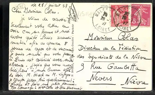 AK Briarres-sur-Essonne, Vue d`ensemble