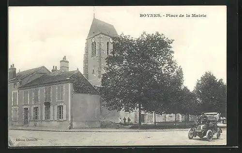 AK Boynes, Place de la Mairie