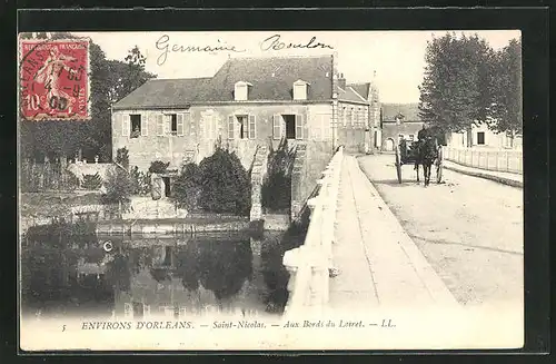 AK Saint-Nicolas, aux Bords du Loiret