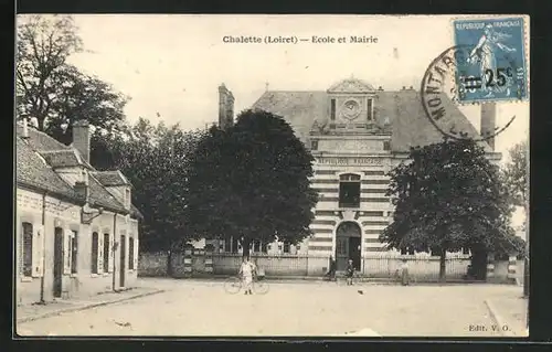 AK Chalette, Ecole et Mairie