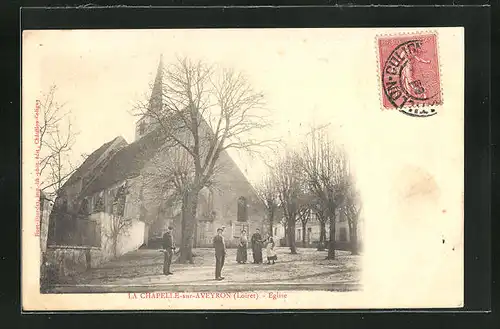 AK La Chapelle-sur-Aveyron, L'Eglise