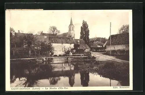 AK Saint-Gondon, Le Moulin d'En Bas