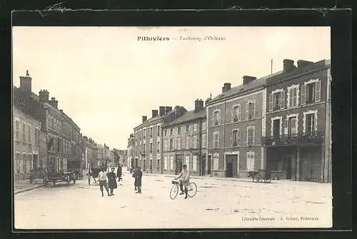 AK Pithiviers, Faubourg d'Orleans