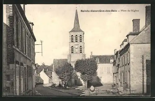 AK Sainte-Geneviéve-des-Bois, Place de l'Eglise