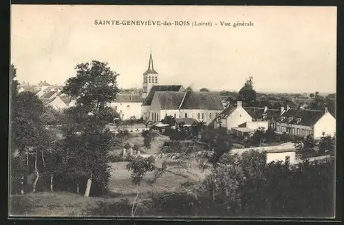 AK Sainte-Geneviéve-des-Bois, vue generale, l'Eglise