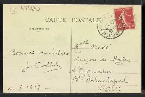 AK Sainte-Geneviéve-des-Bois, vue generale, l'Eglise