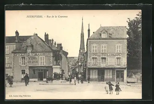 AK Pithiviers, Cafe et Epicerie en Rue de la Couronne