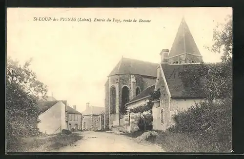 AK St-Loup-des-Vignes, Entree du Pays, route de Beaune