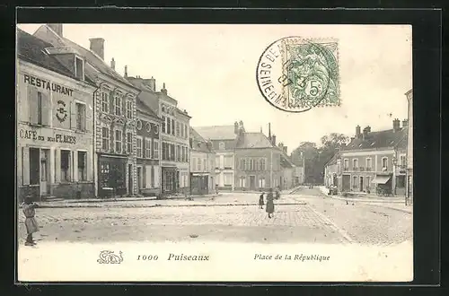 AK Puiseaux, Place de la Republique