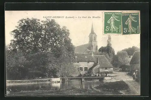 AK Saint-Gondon, La Gue du Moulin