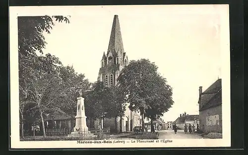 AK Mareau-aux-Bois, le Monument et l'Eglise