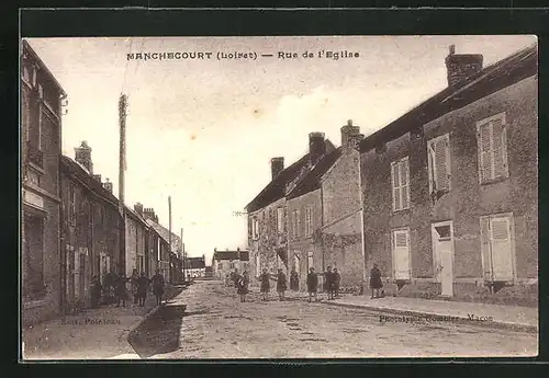 AK Manchecourt, Rue de l'Eglise