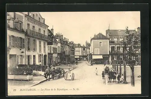 AK Montargis, la Place de la République