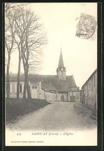 AK Saint-Ay, Rue et L'Eglise
