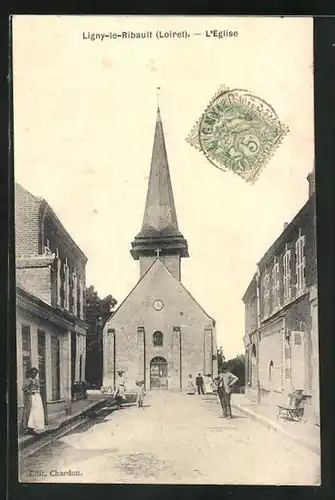 AK Ligny-le-Ribault, L'Eglise