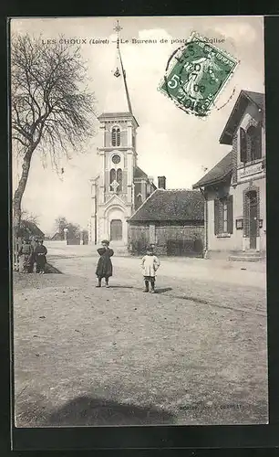 AK Les Choux, Le Bureau de Postes, L'Eglise