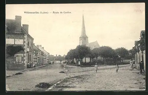 AK Villemurlin, Route de Cerdon