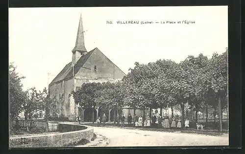 AK Villereau, La Place et l`Église