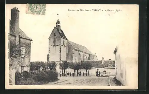 AK Vrigny, La Place et l`Eglise