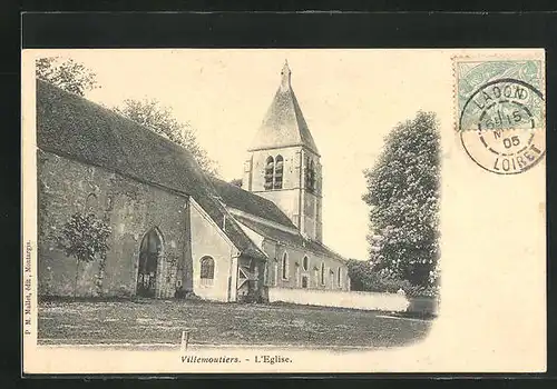 AK Villemoutiers, L`Eglise