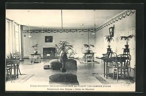 AK Fleury-les-Aubrais, Etablissement Psychotherapique, Pensionnat des Dames, Salle de Reunion