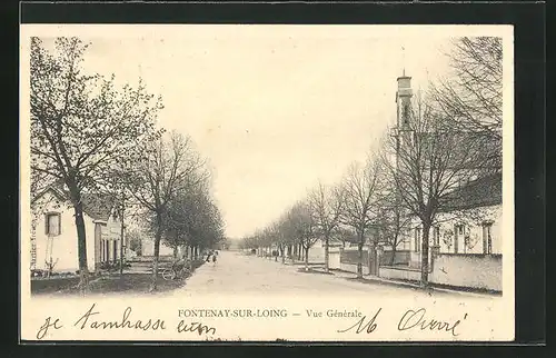 AK Fontenay-sur-Loing, Vue Generale