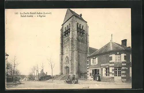AK La Ferté-Saint-Aubin, l'Église