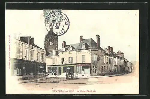 AK Neuville-aux-Bois, la Place