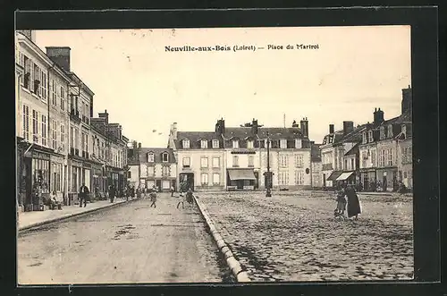 AK Neuville-aux-Bois, Place du Martroi