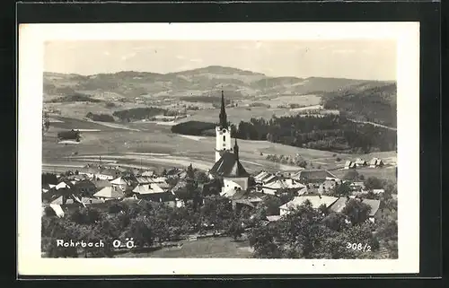 AK Rohrbach, Teilansicht mit Kirche