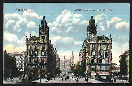 AK Budapest, Klotild-palotak, Clotild-Palais