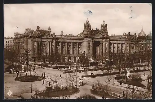 AK Budapest, Blick auf die Börse