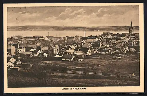 AK Apenrade, Ortsansicht bei Tag
