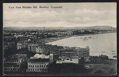 AK Bombay, View from Malabar Hill