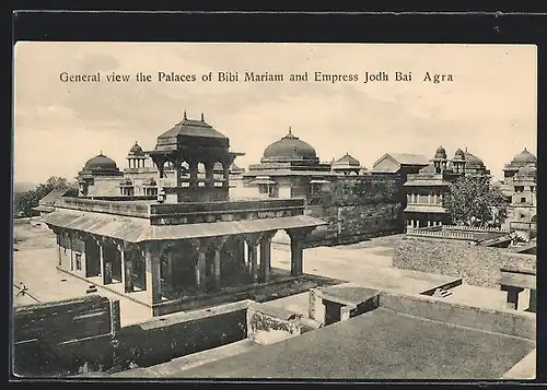 AK Agra, General view the Palace of Bibi Mariam and Empress Jodh Bai